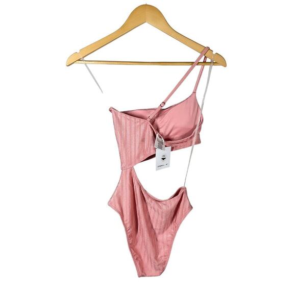 O’Neill Women’s Mizi Metallic Rib Agadir Cut Out One Piece Swimsuit XS - Picture 4 of 9